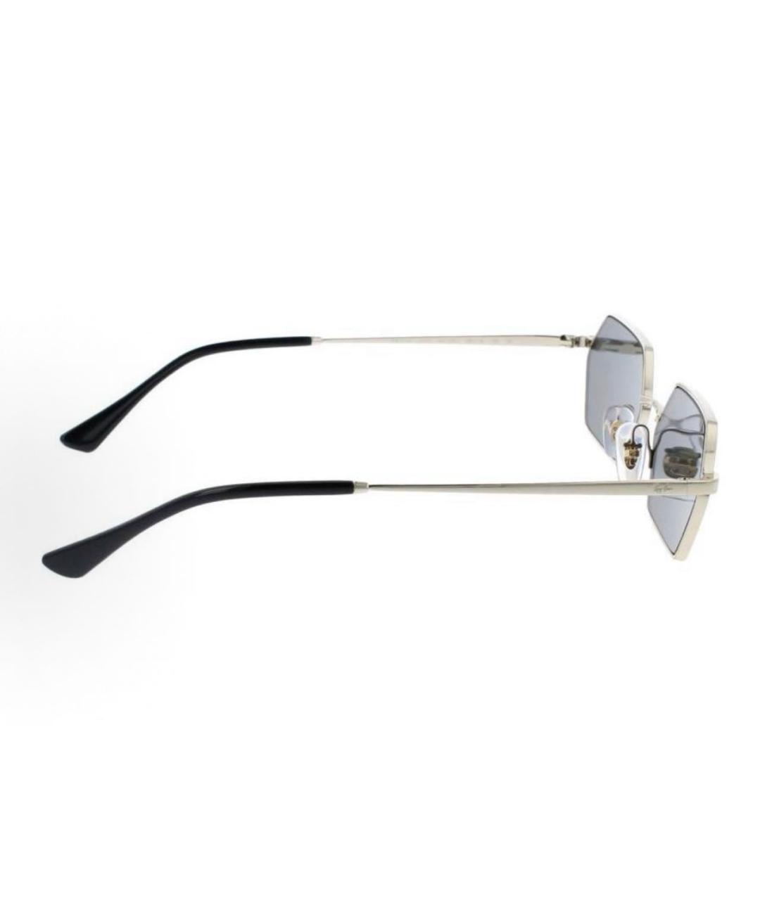 RAY BAN Черные металлические солнцезащитные очки, фото 3