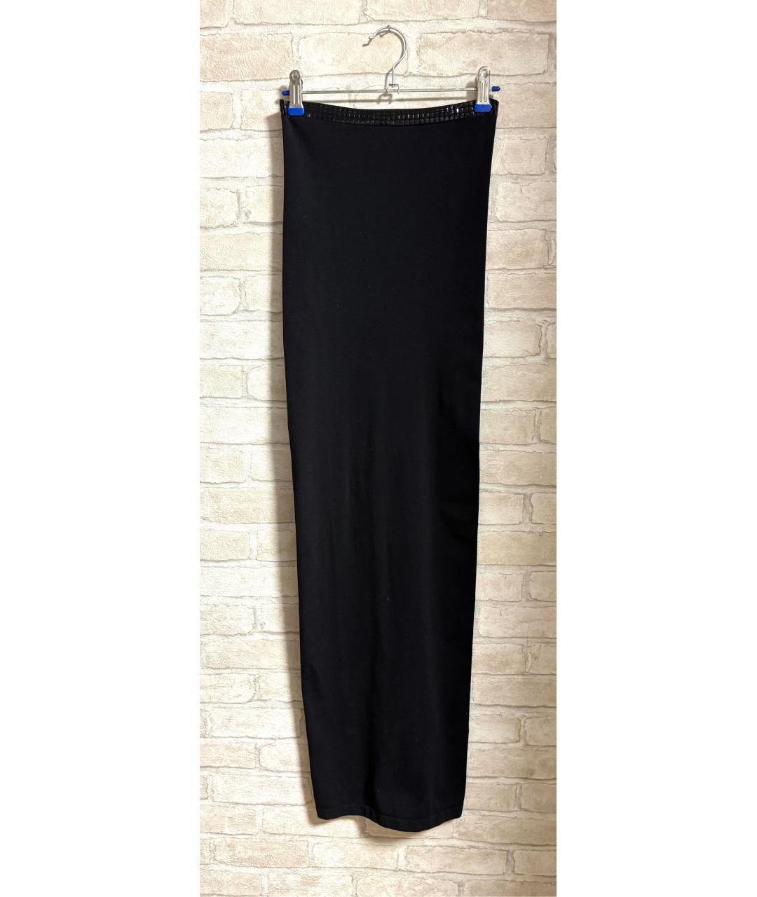 WOLFORD Черное полиамидовое вечернее платье, фото 2