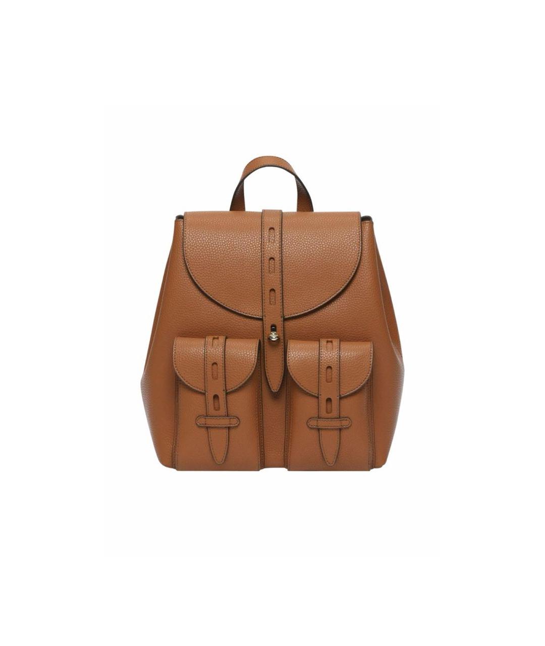 FURLA Коричневый кожаный рюкзак, фото 9