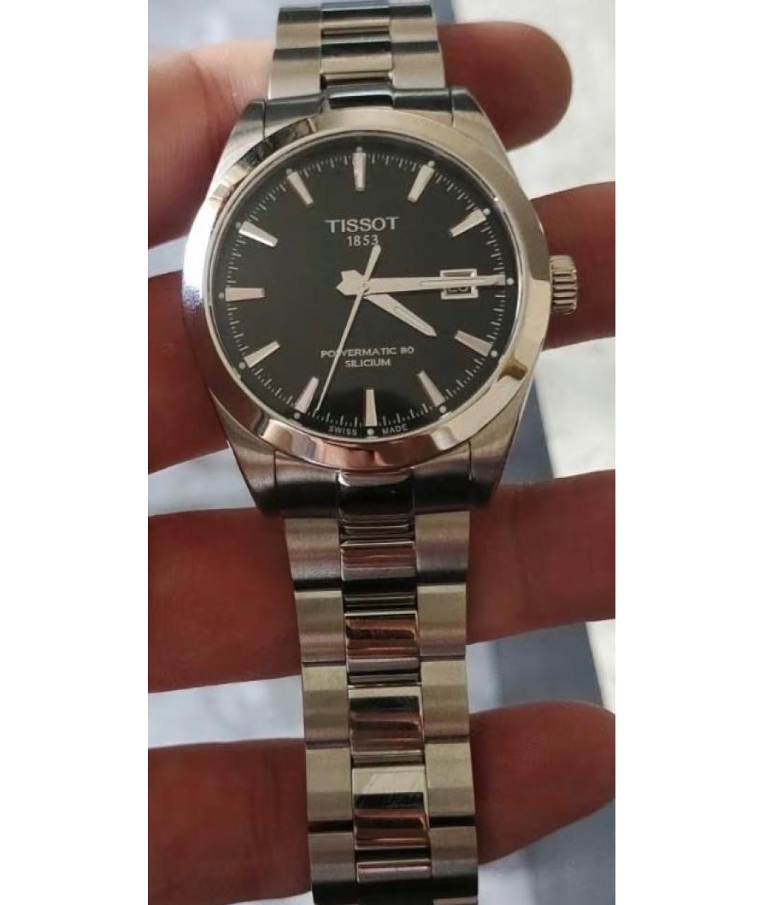 TISSOT Серебряные стальные часы, фото 3