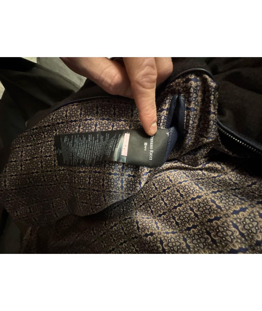 STEFANO RICCI Коричневый кашемировый пуховик, фото 6