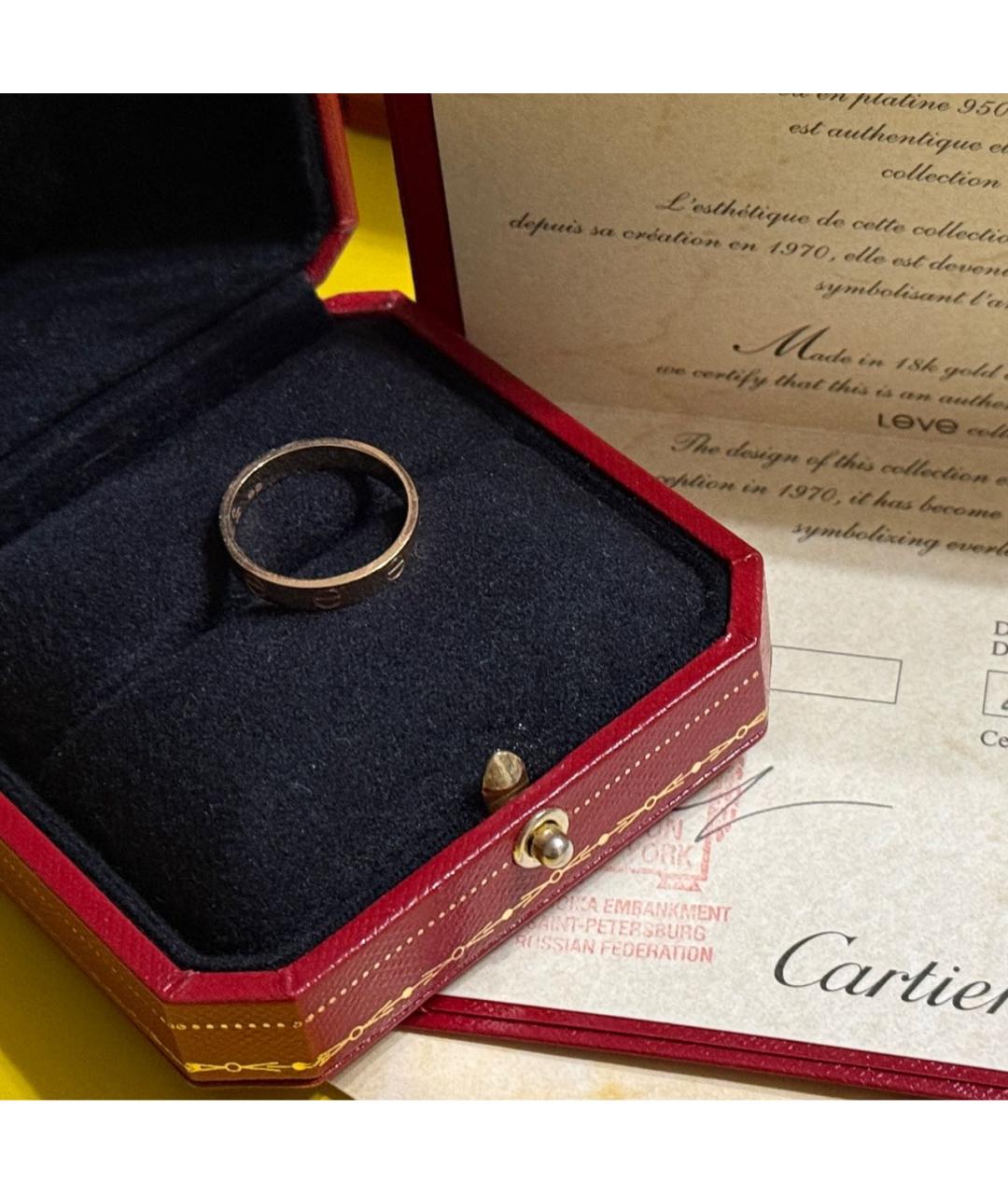 CARTIER Золотое кольцо из розового золота, фото 3