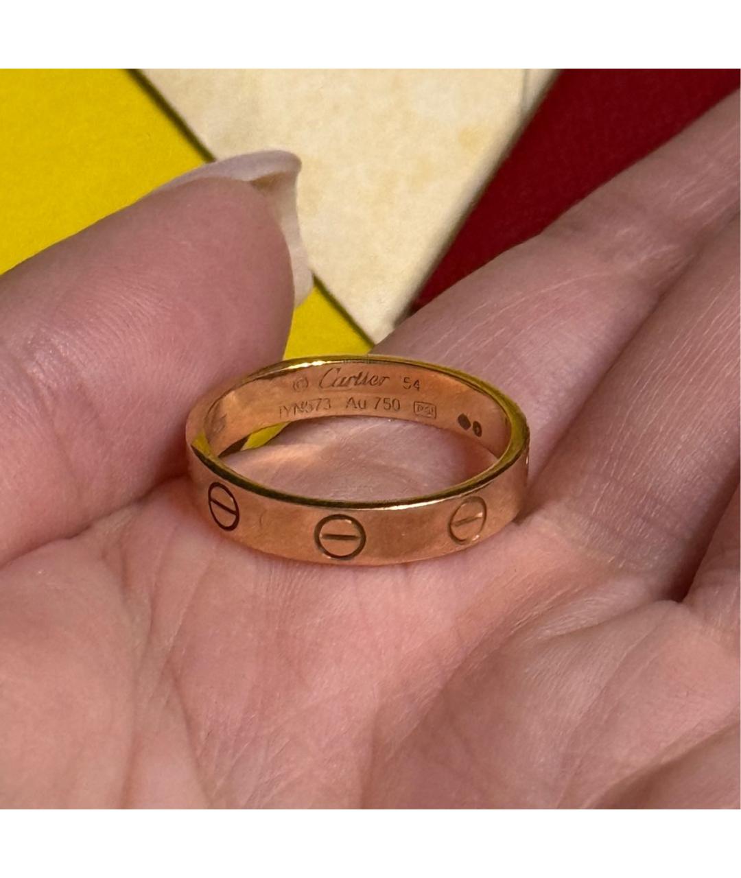 CARTIER Золотое кольцо из розового золота, фото 4
