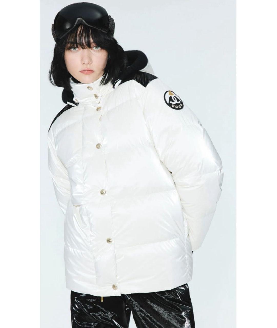 CHANEL Белый пуховик, фото 2
