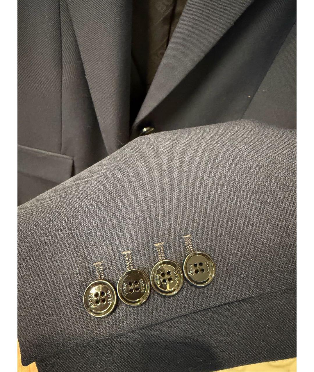 HUGO BOSS Темно-синий вискозный жакет/пиджак, фото 5