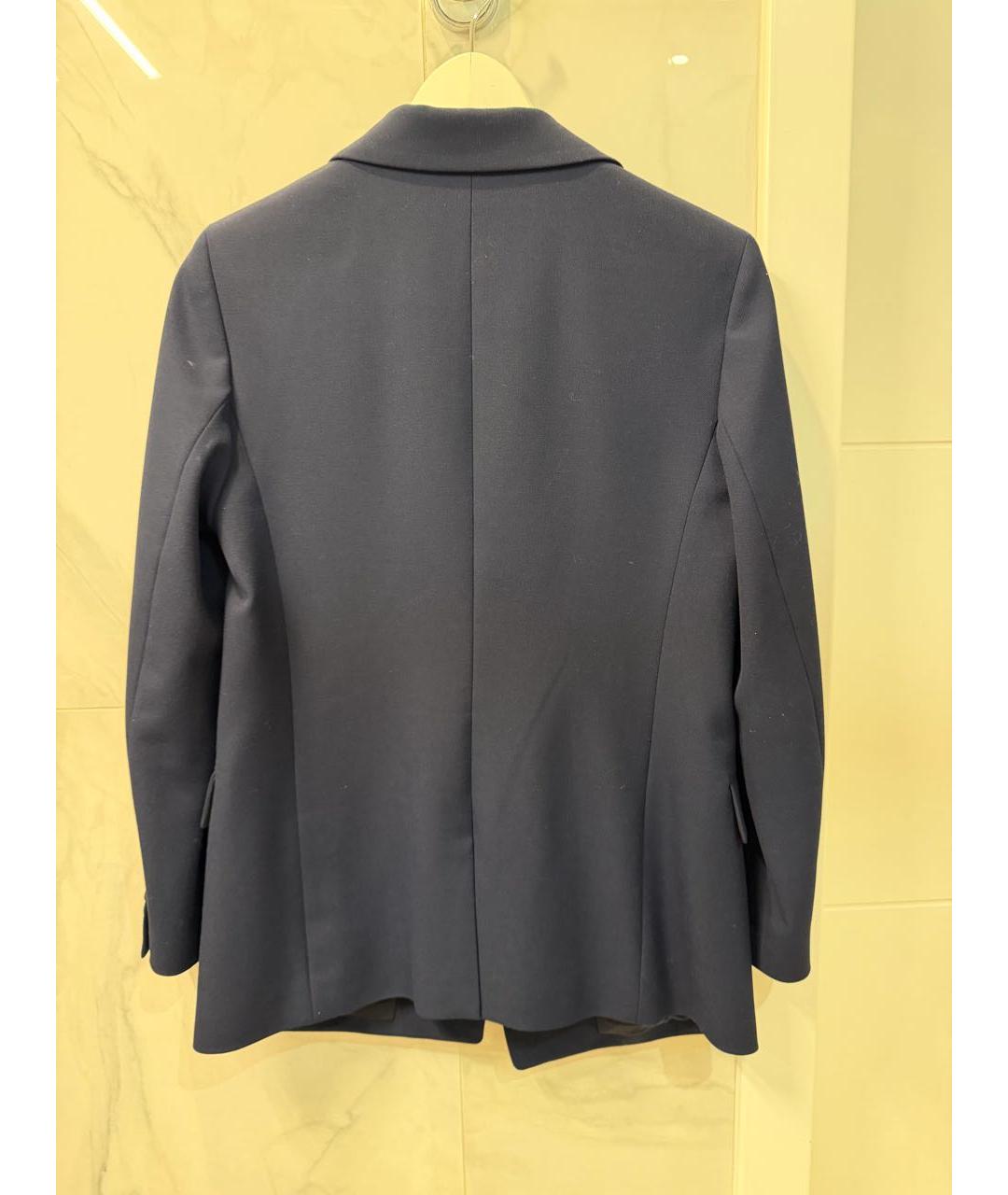 HUGO BOSS Темно-синий вискозный жакет/пиджак, фото 2