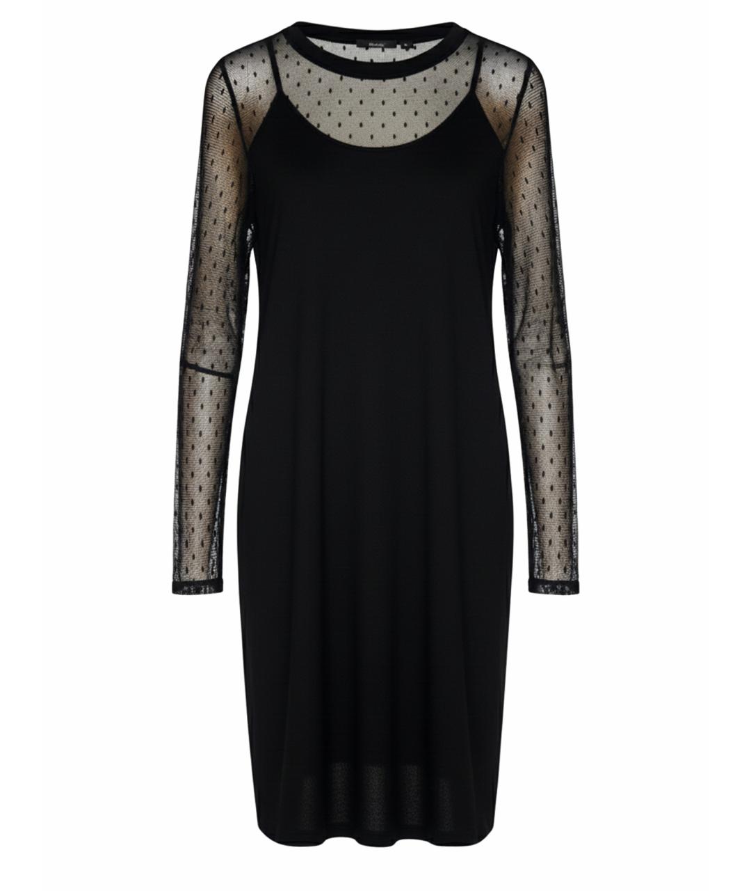 CHLOE Черное шерстяное повседневное платье, фото 1