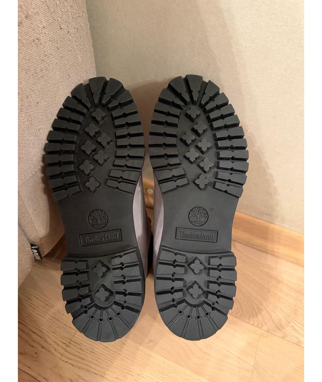 TIMBERLAND Серые нубуковые высокие ботинки, фото 5