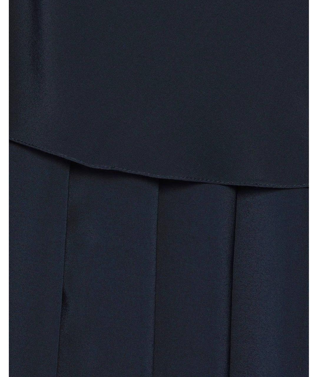 CHLOE Синяя шелковая юбка миди, фото 5