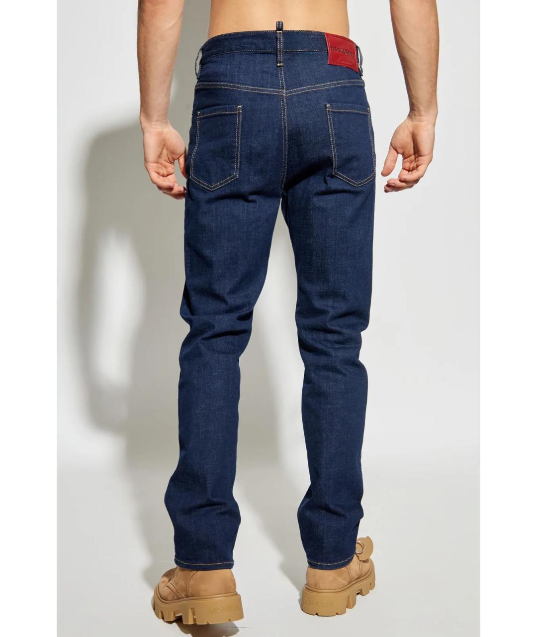 DSQUARED2 Синие джинсы скинни, фото 4