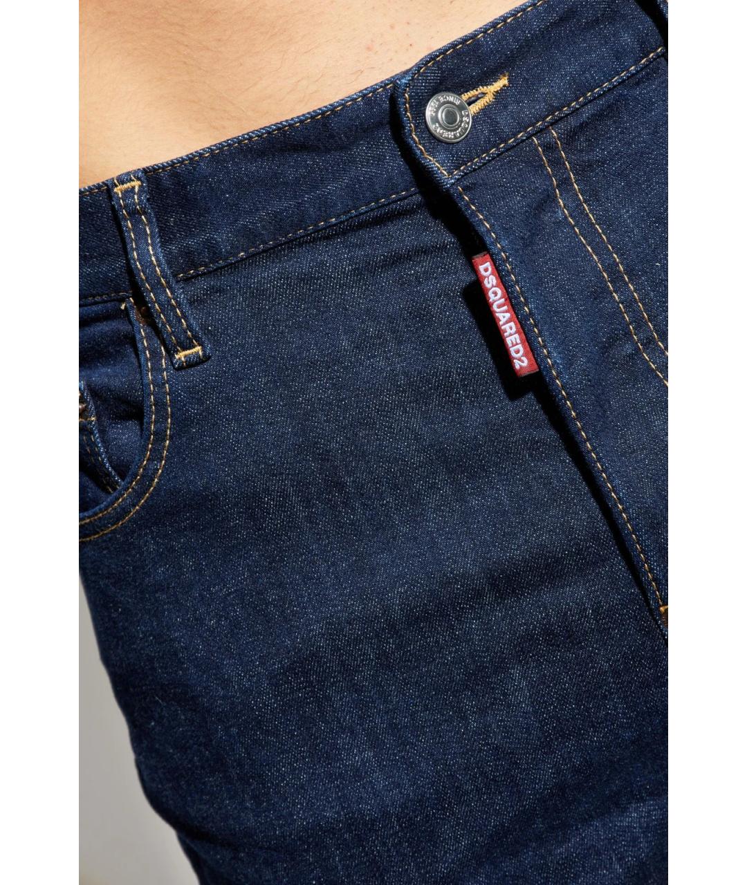 DSQUARED2 Синие джинсы скинни, фото 5