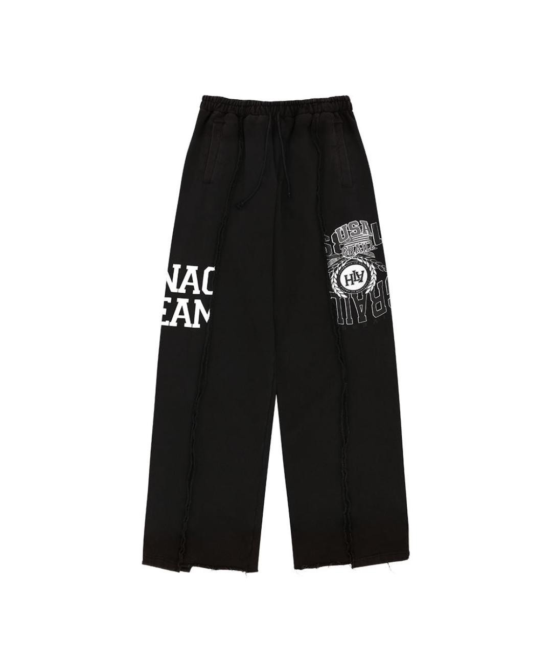 GRAILZ PROJECT G/R Черные хлопковые брюки широкие, фото 9