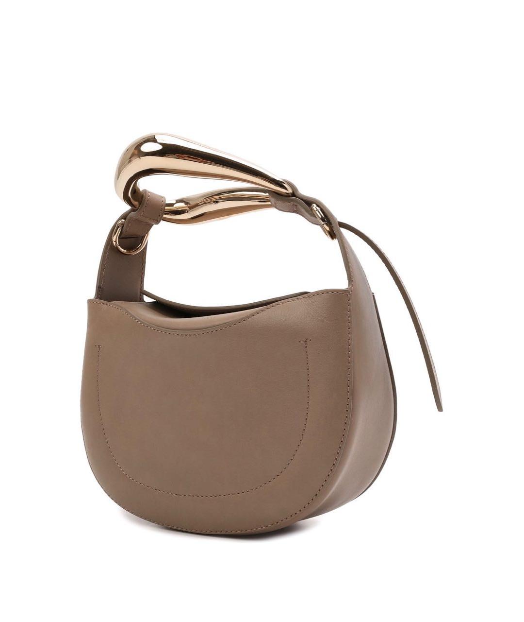CHLOE Бежевая кожаная сумка через плечо, фото 2