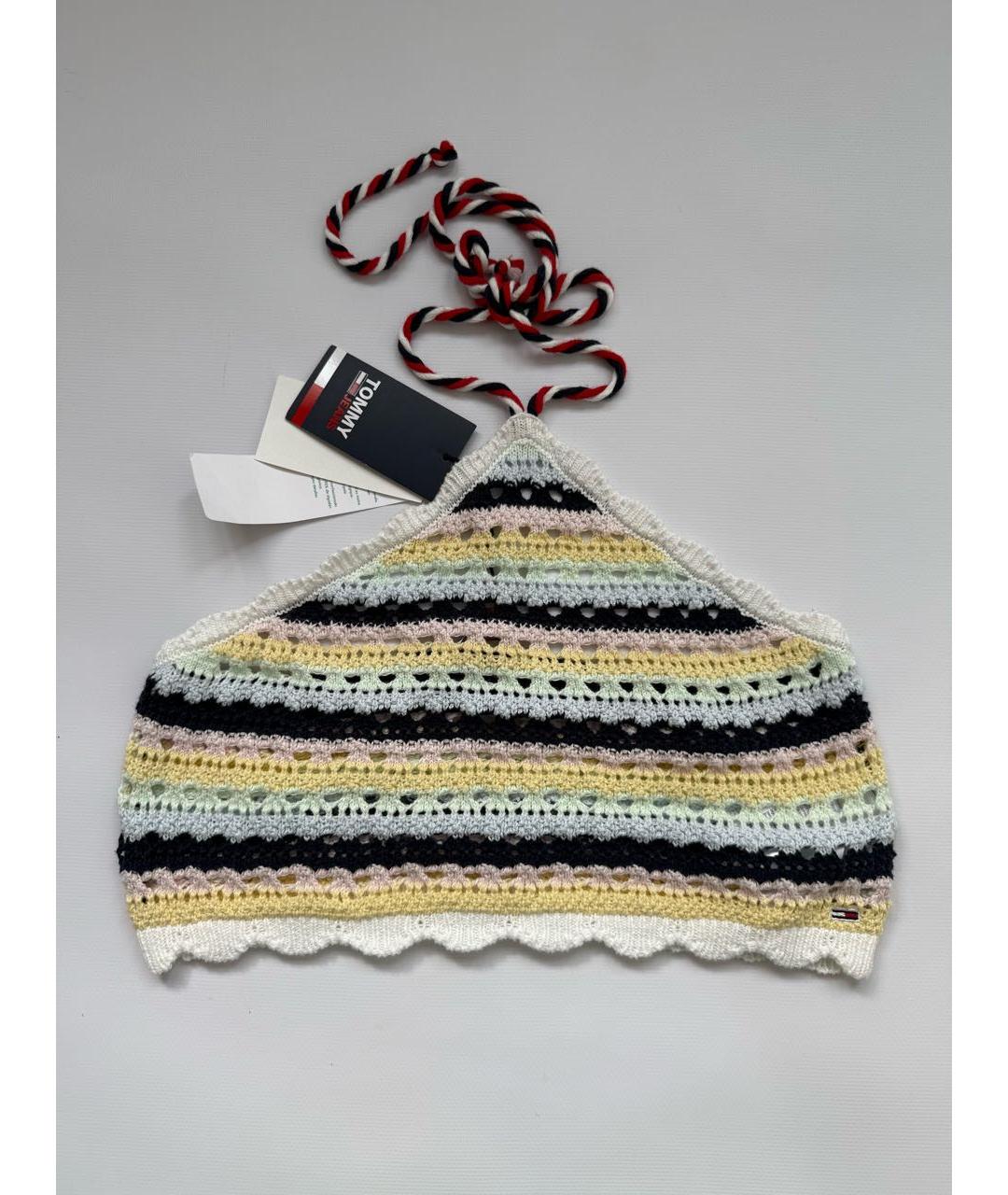 TOMMY HILFIGER Мульти хлопковая майка, фото 6