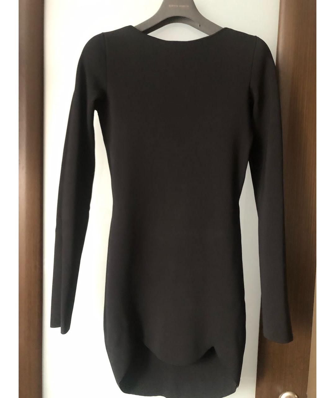 DSQUARED2 Черное вискозное коктейльное платье, фото 1