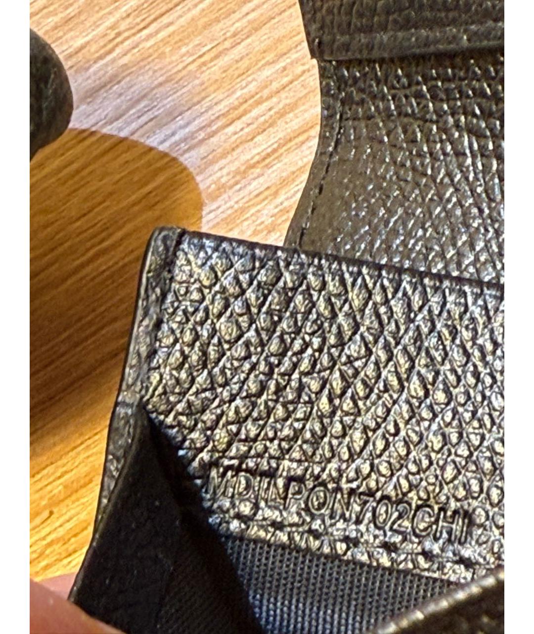 BURBERRY Черный кожаный кардхолдер, фото 7