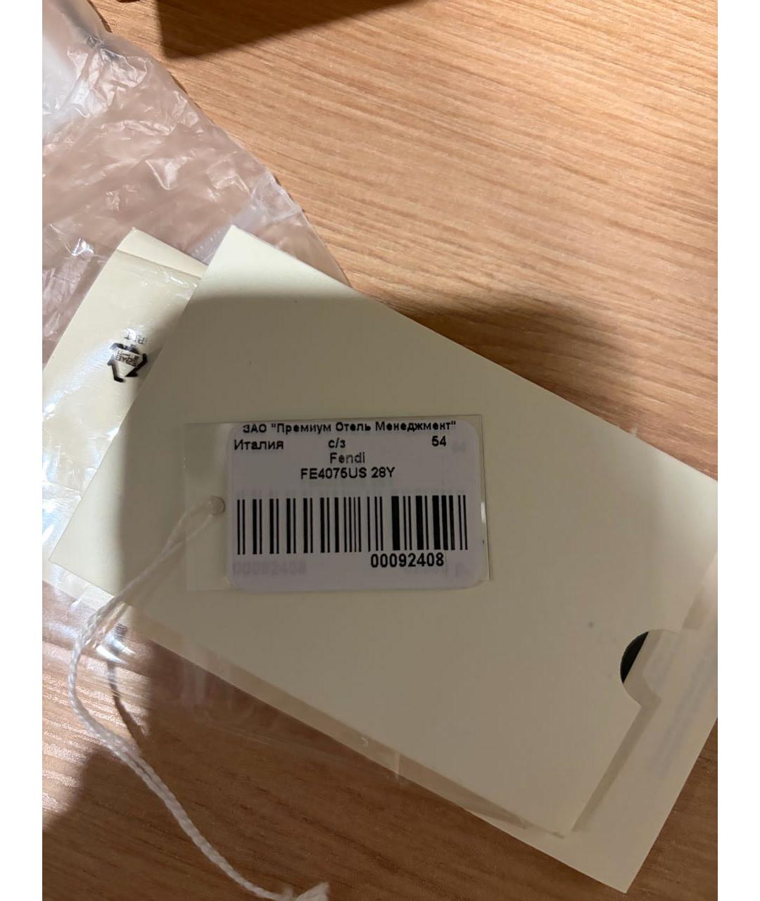 FENDI Розовые металлические солнцезащитные очки, фото 7