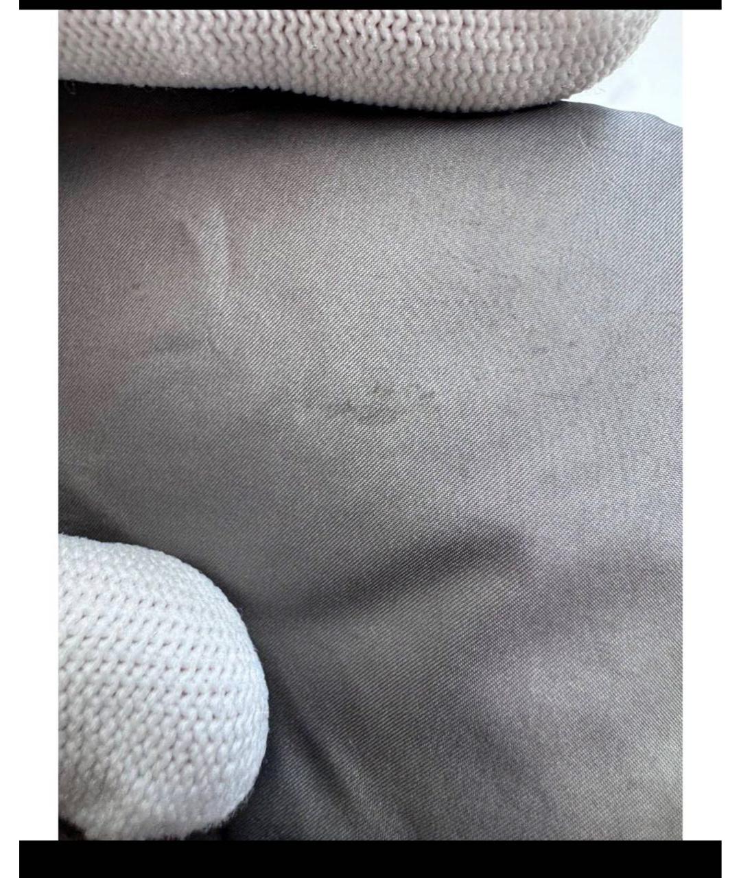 MONCLER Серый пуховик, фото 7