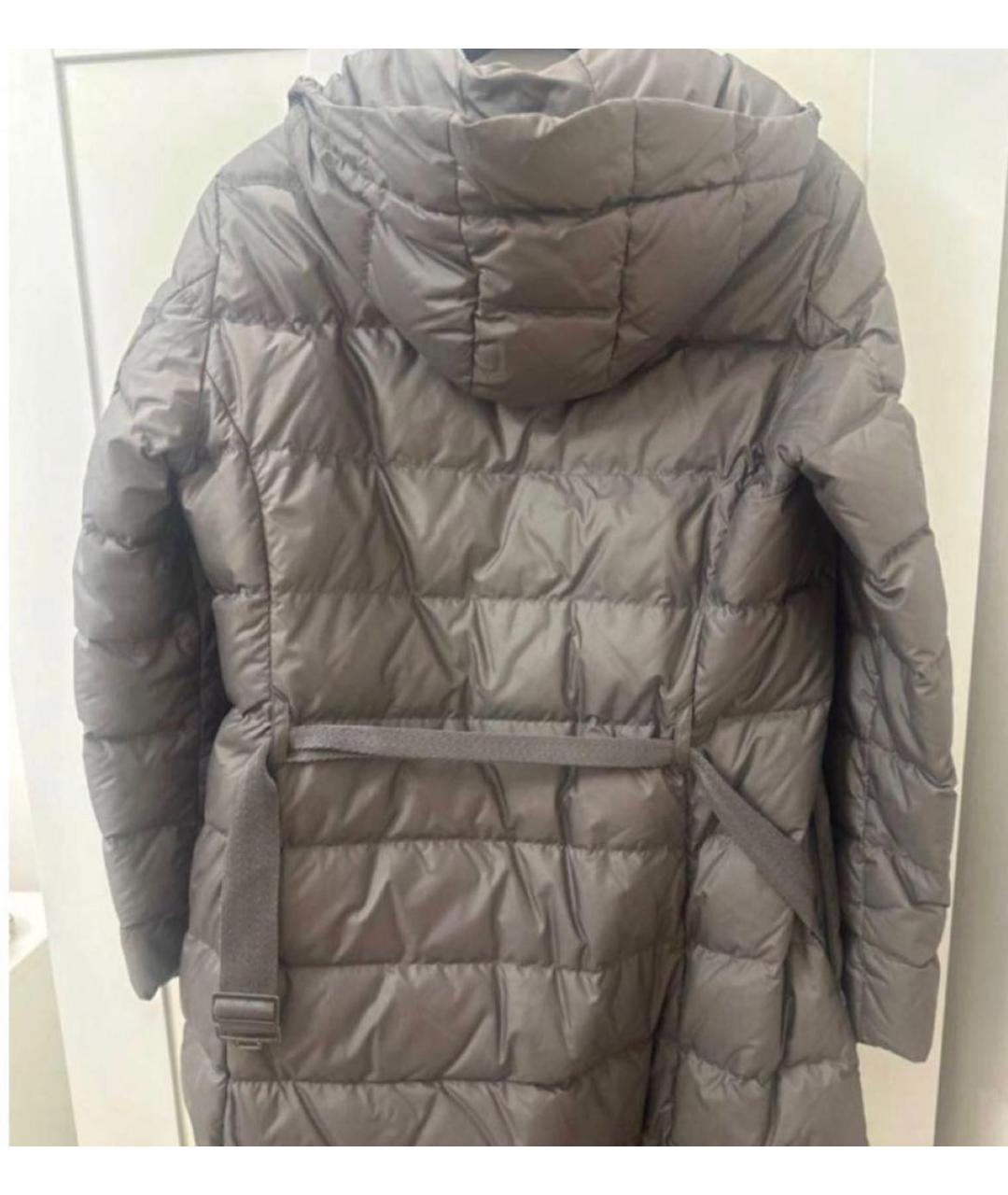 MONCLER Серый пуховик, фото 5