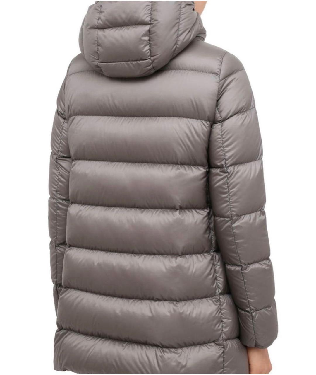 MONCLER Серый пуховик, фото 2