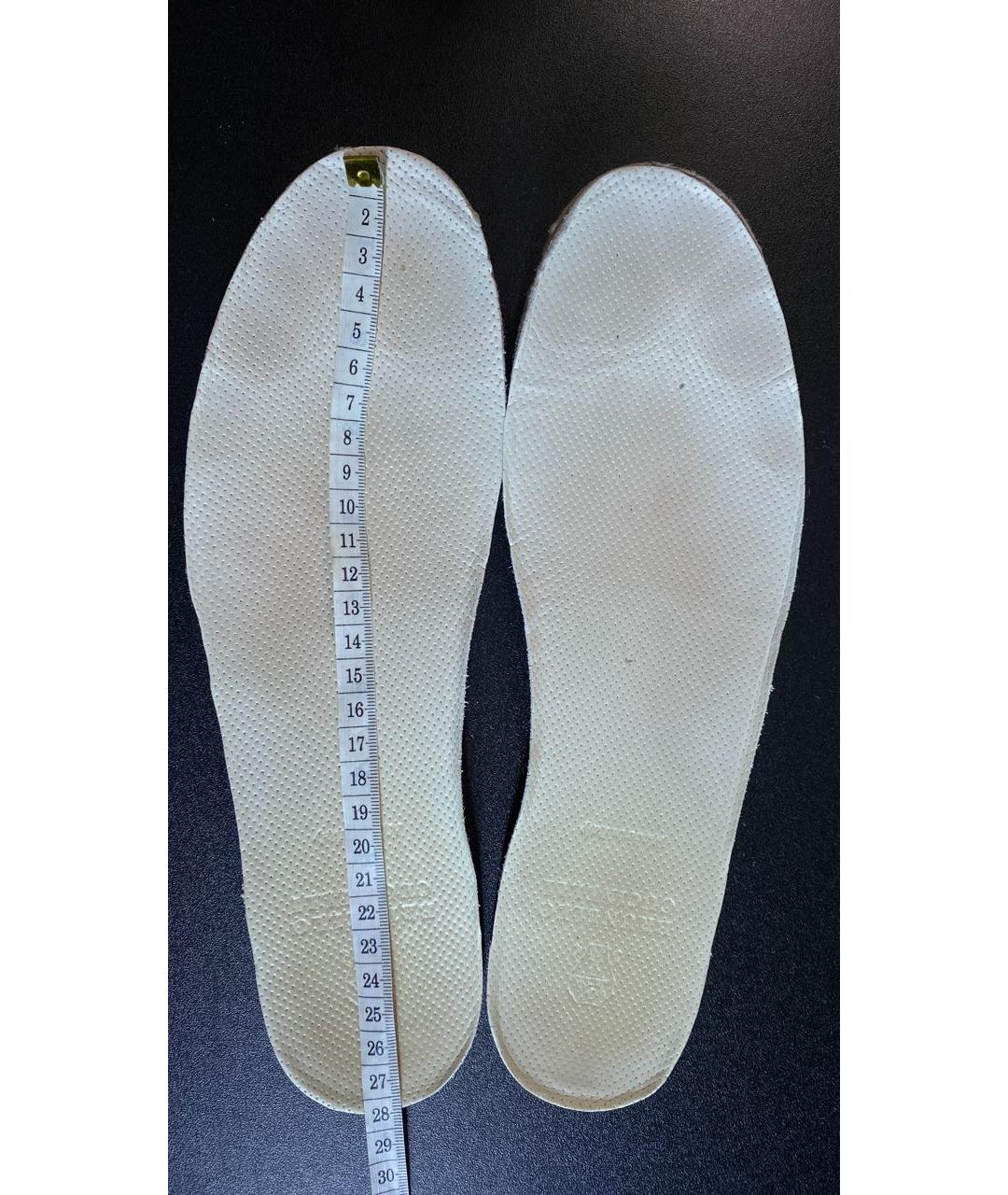 BRUNELLO CUCINELLI Бежевые замшевые низкие кроссовки / кеды, фото 5