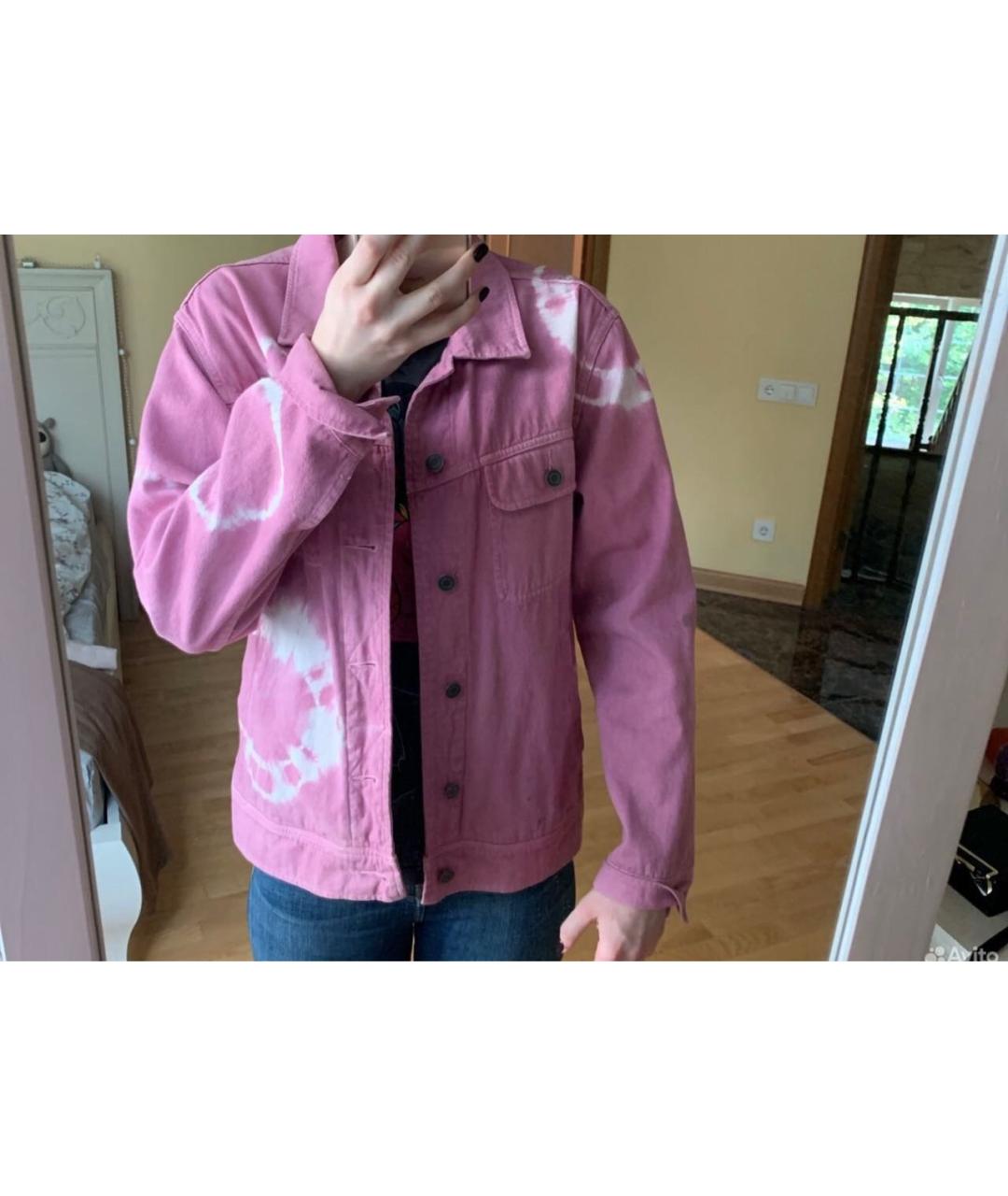 STUSSY Фиолетовая деним куртка, фото 7