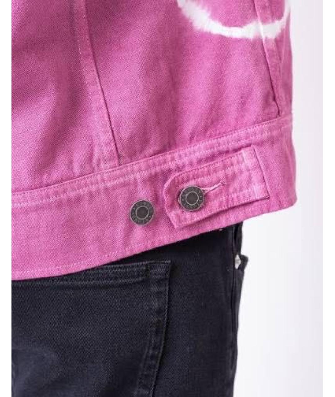 STUSSY Фиолетовая деним куртка, фото 3
