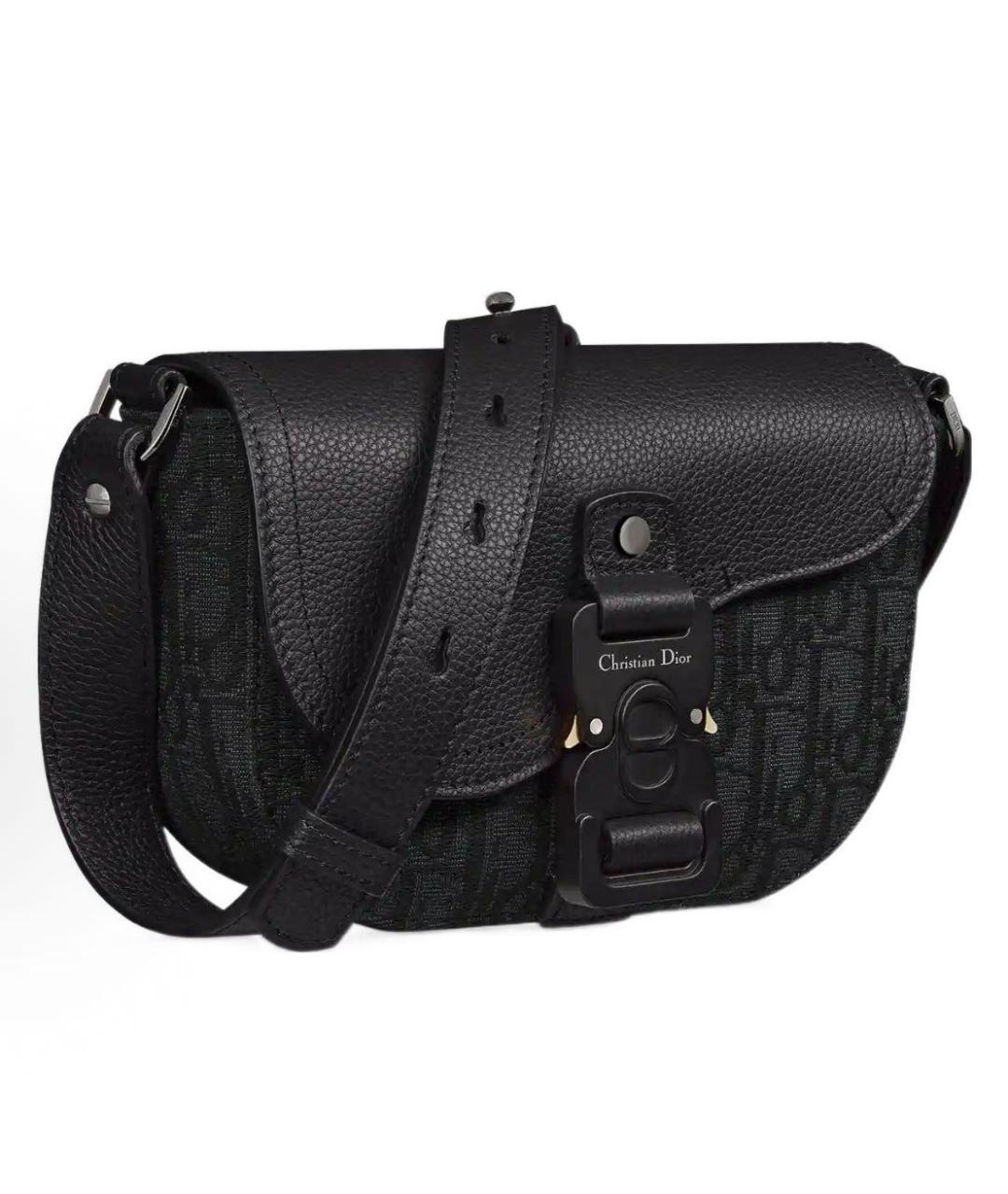 CHRISTIAN DIOR Черная сумка через плечо, фото 3