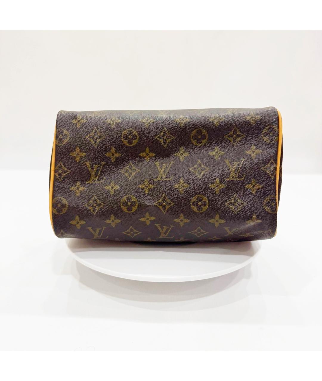 LOUIS VUITTON Коричневая сумка с короткими ручками, фото 5