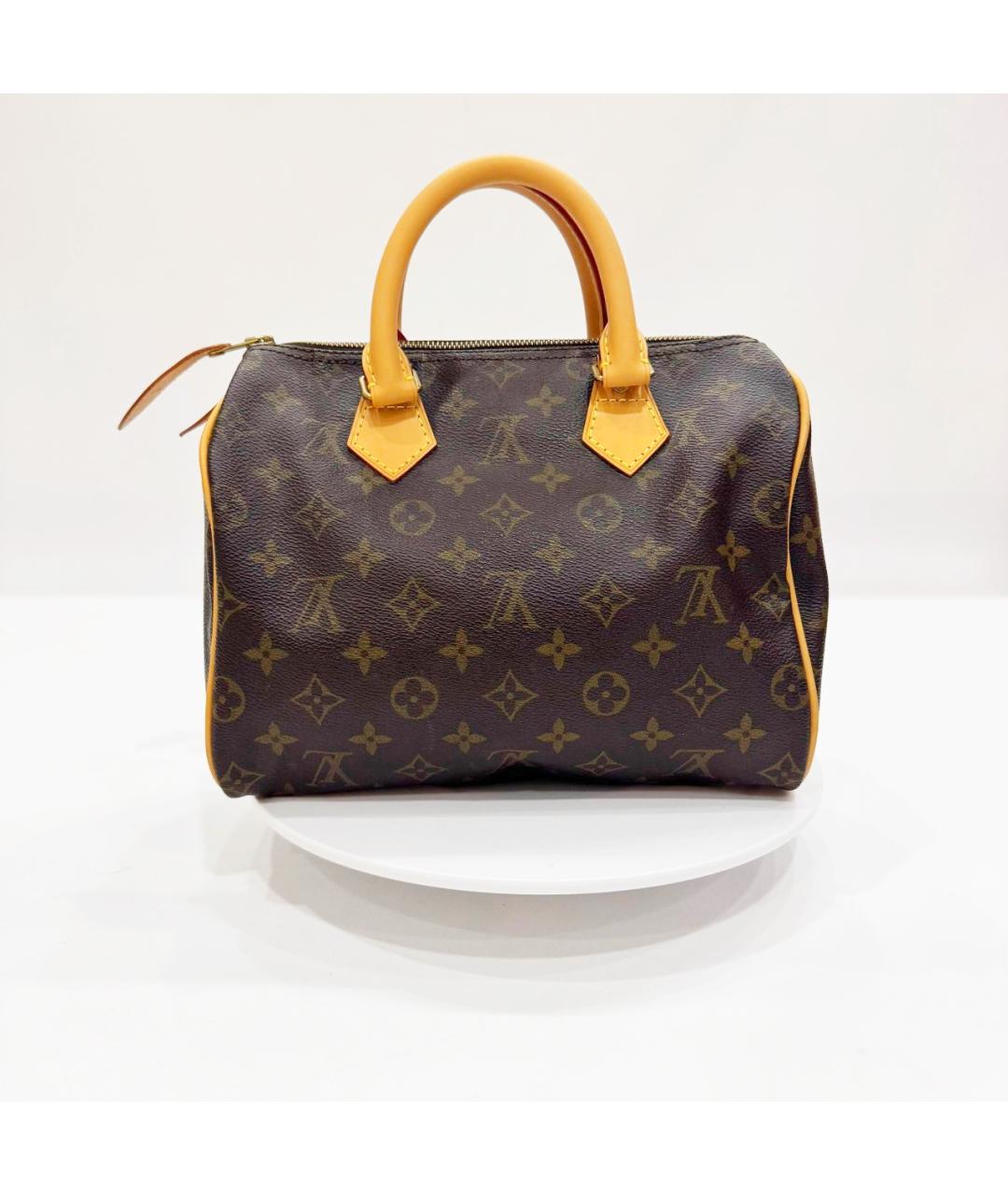 LOUIS VUITTON Коричневая сумка с короткими ручками, фото 3
