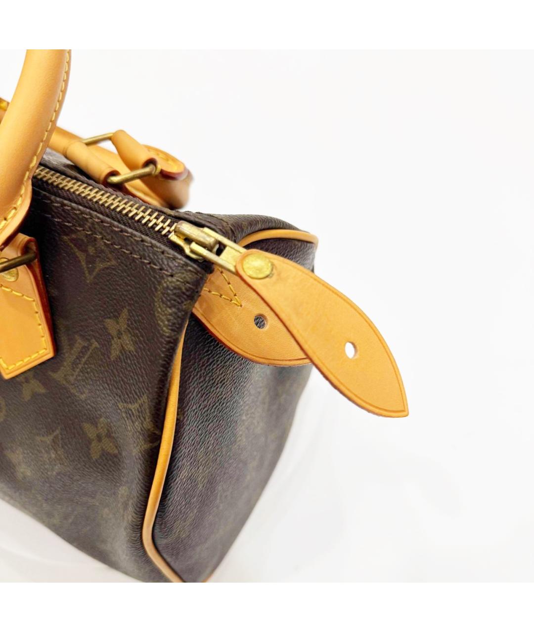 LOUIS VUITTON Коричневая сумка с короткими ручками, фото 7