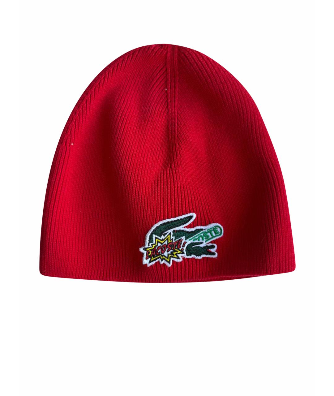 LACOSTE Красная шапка, фото 1