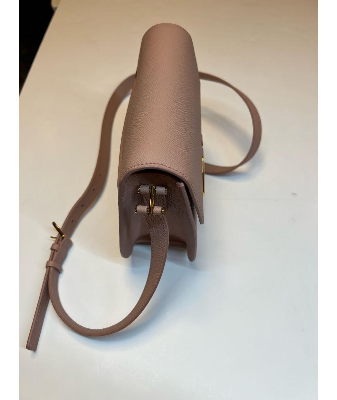 TOM FORD Бежевая кожаная сумка через плечо, фото 2