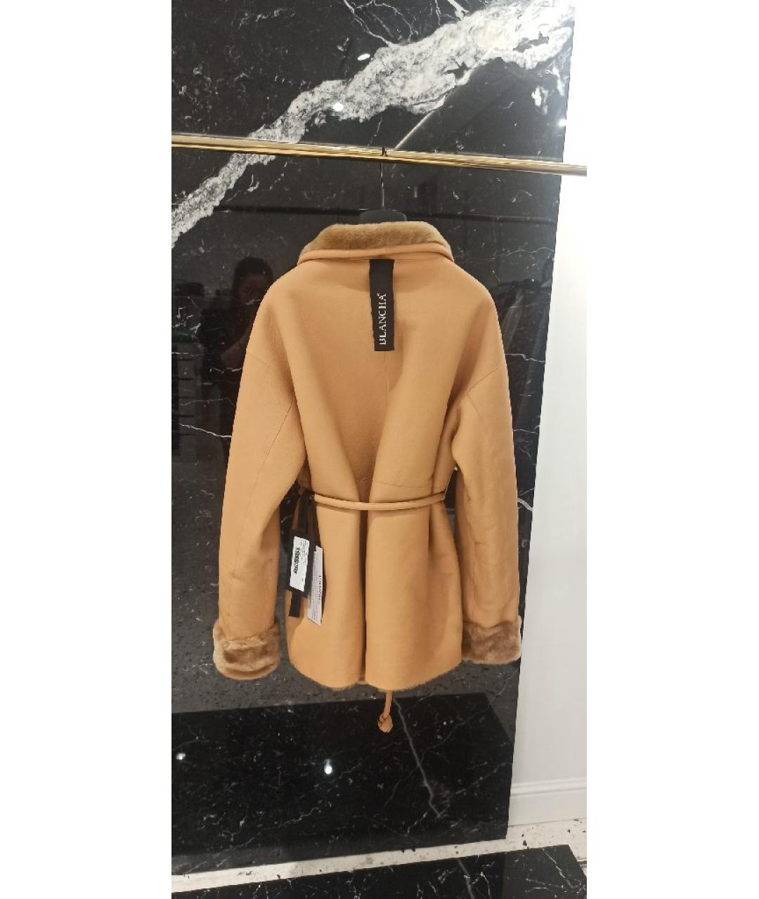 BLANCHA Коричневая замшевая дубленка, фото 3