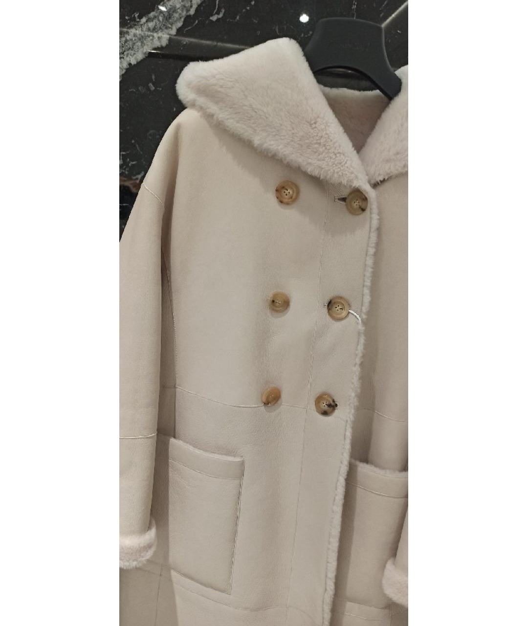 BLANCHA Белая дубленка, фото 4