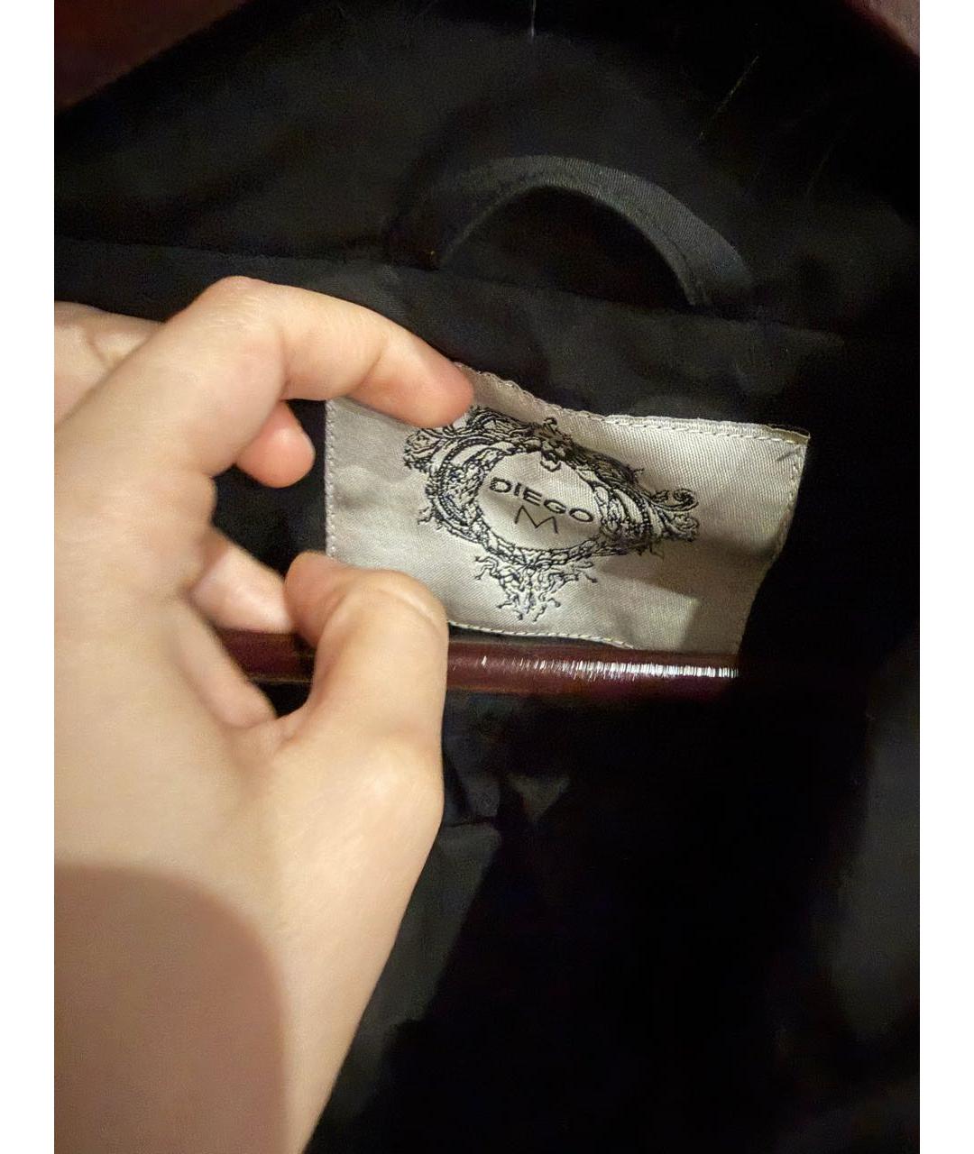 DIEGO M Черная меховая парка, фото 3