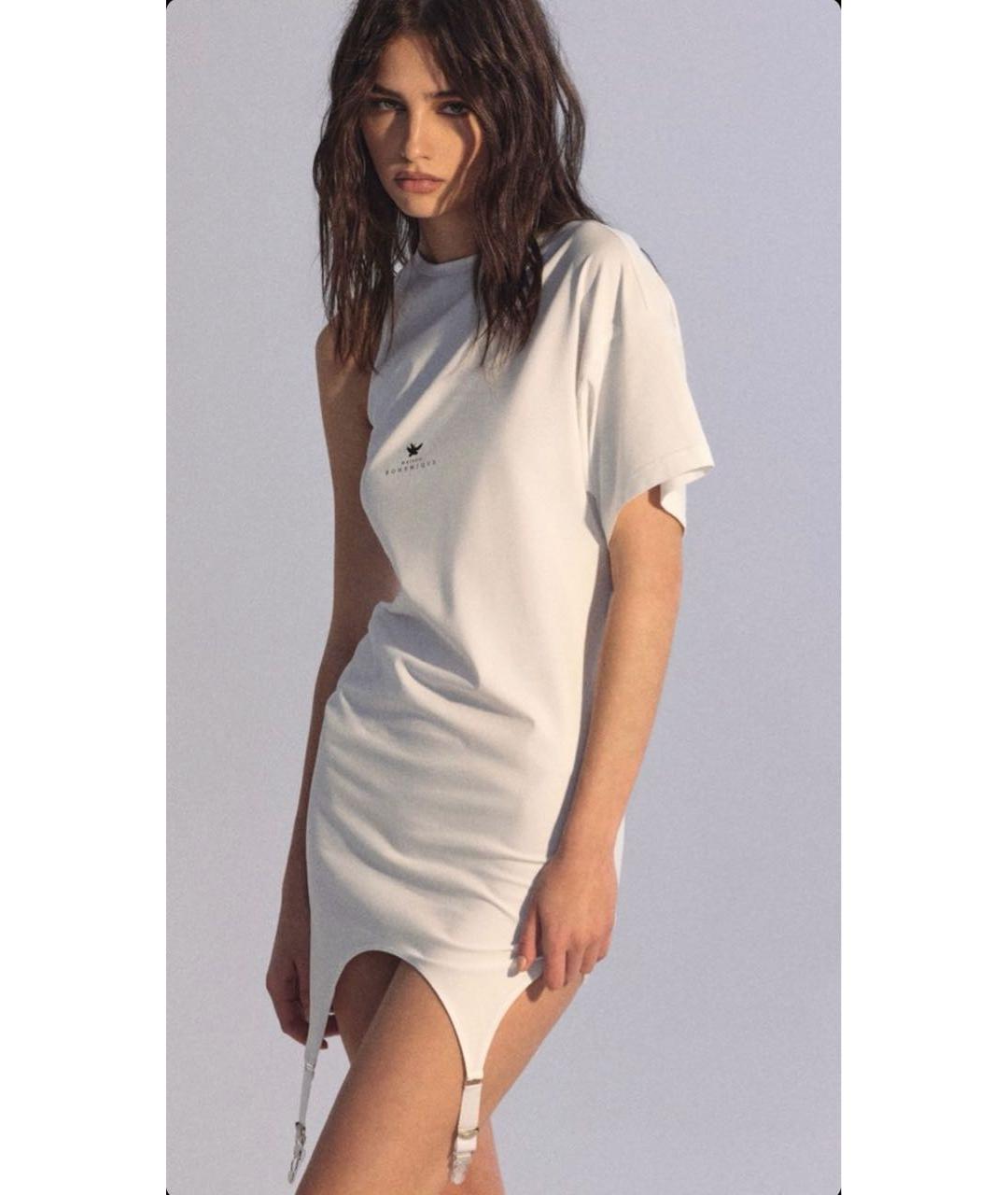 BOHEMIQUE Белое хлопковое повседневное платье, фото 6