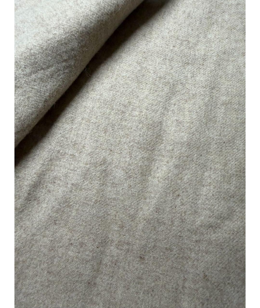 ACNE STUDIOS Бежевый шерстяной шарф, фото 2