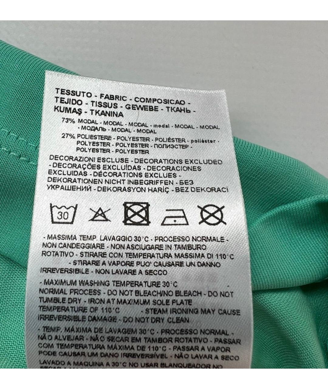 ARMANI EXCHANGE Голубая футболка, фото 4