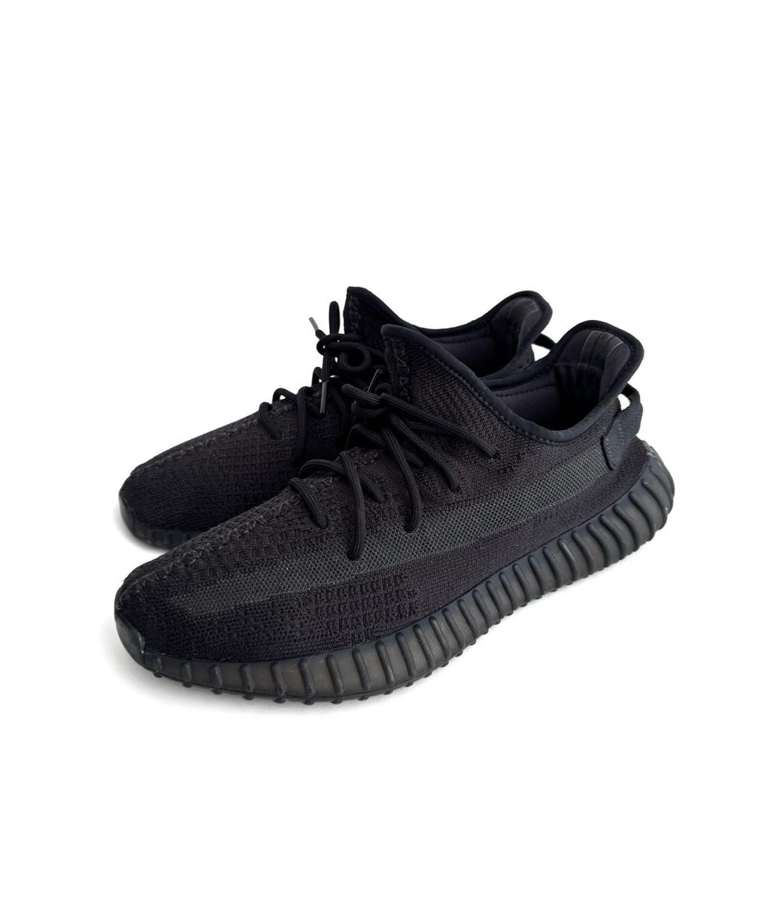 ADIDAS YEEZY Черные высокие кроссовки / кеды, фото 4