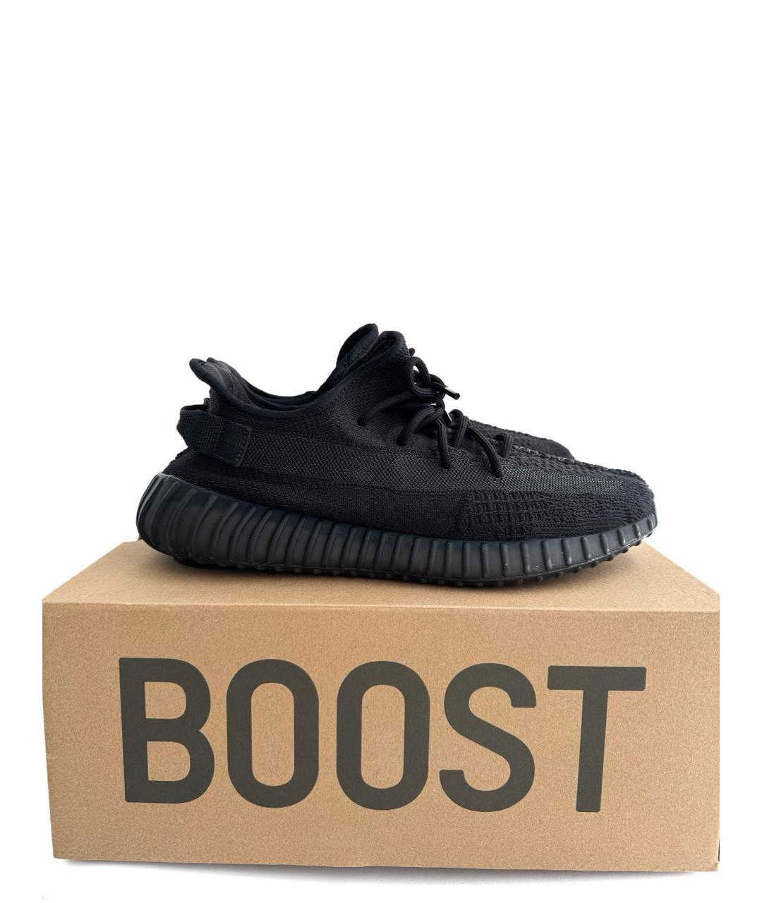 ADIDAS YEEZY Черные высокие кроссовки / кеды, фото 2