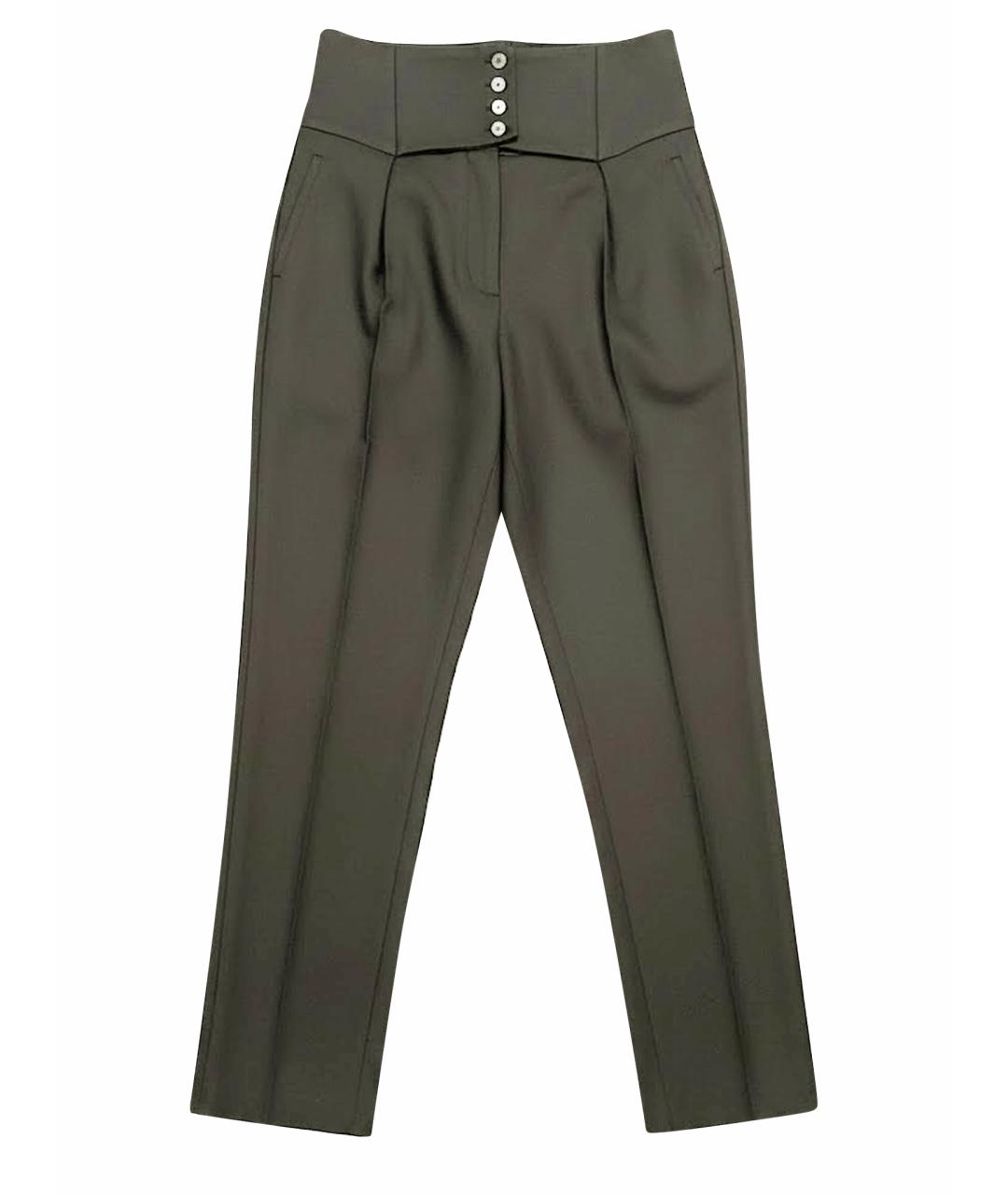 SAINT LAURENT Черные прямые брюки, фото 1