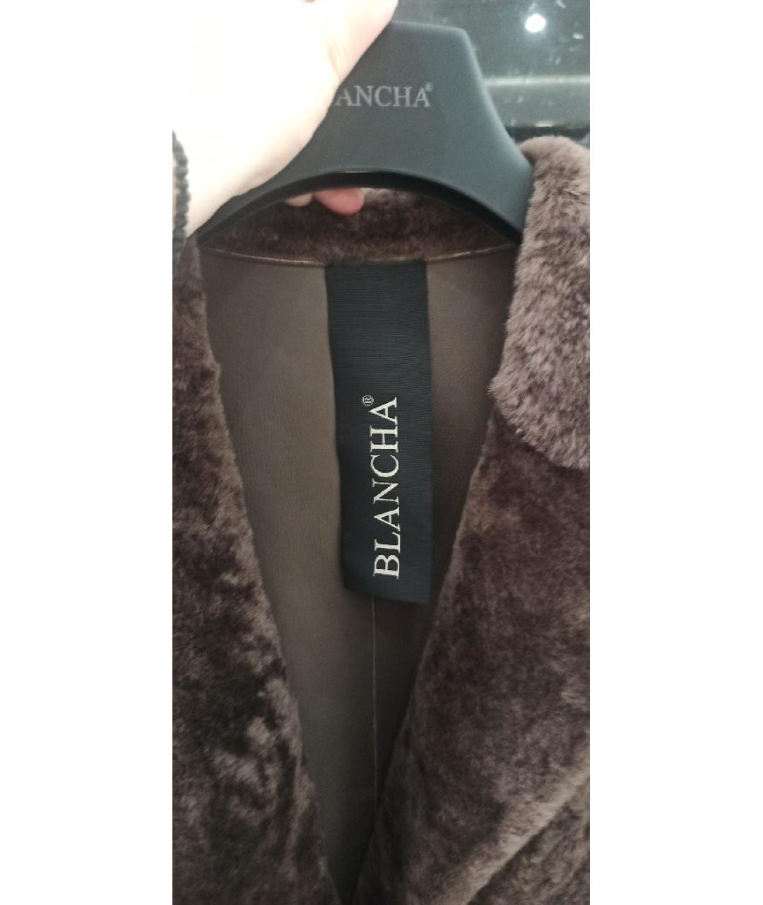 BLANCHA Коричневая дубленка, фото 6