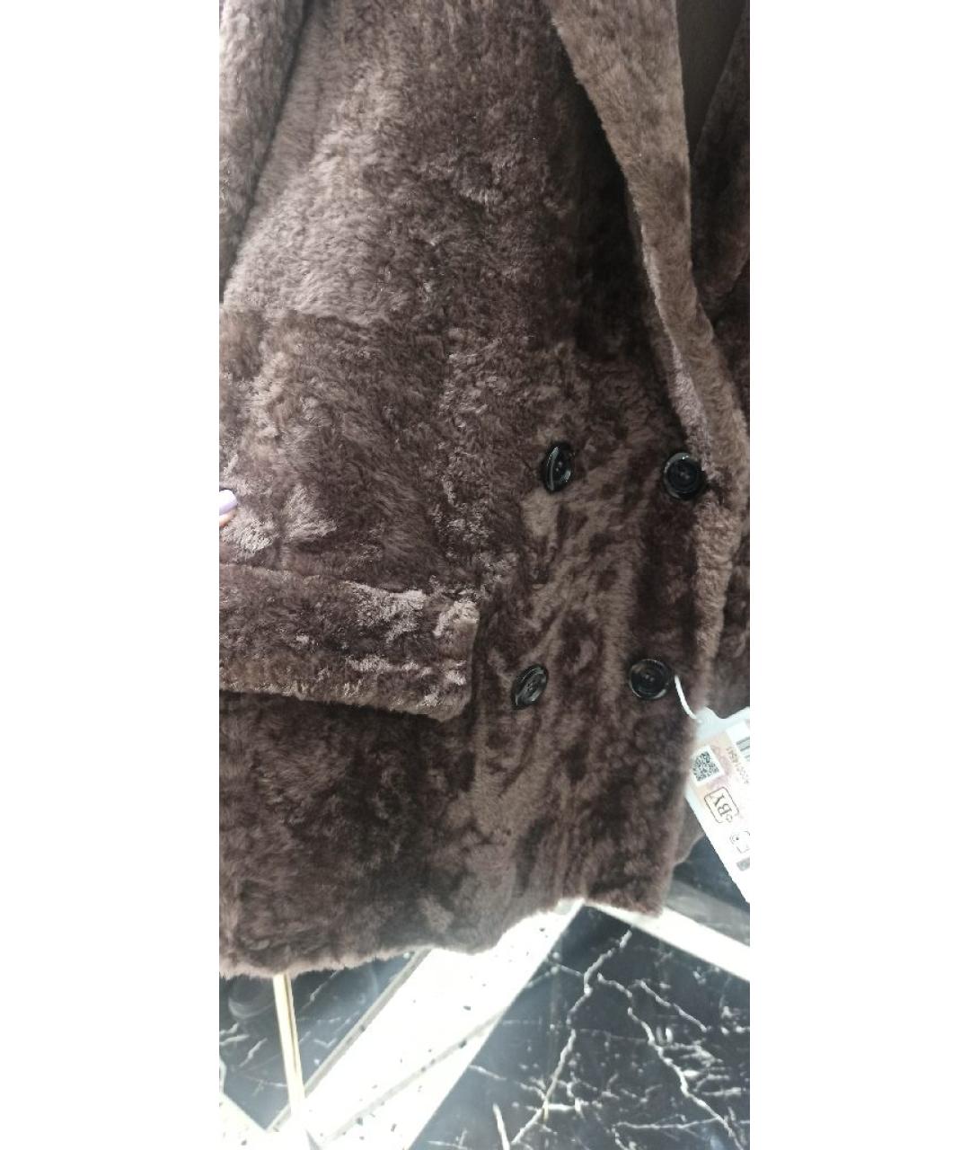 BLANCHA Коричневая дубленка, фото 4