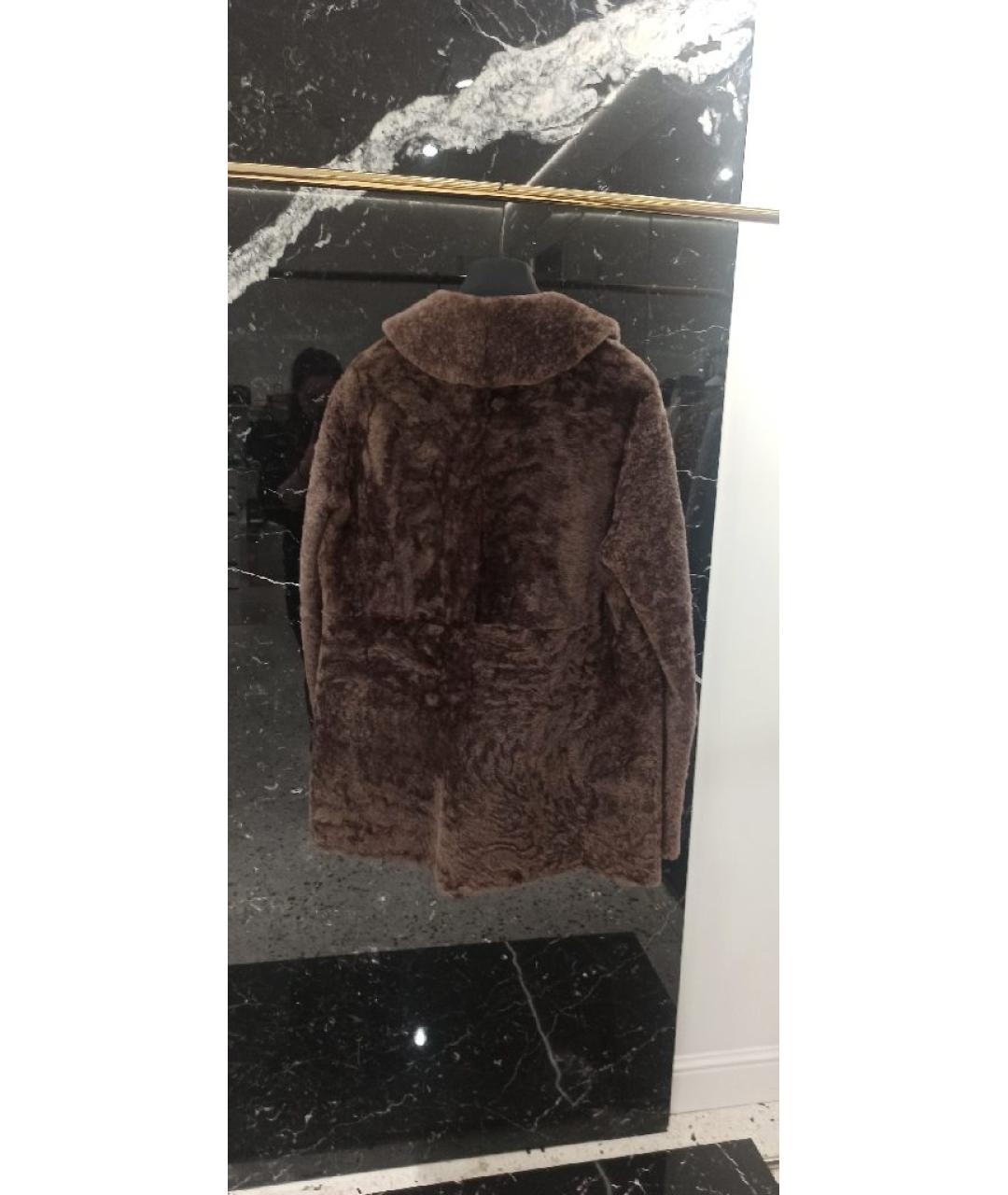 BLANCHA Коричневая дубленка, фото 3