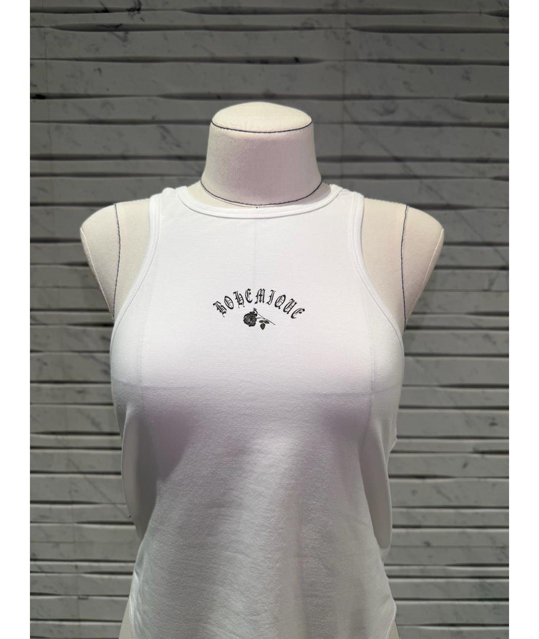BOHEMIQUE Белая хлопковая майка, фото 2