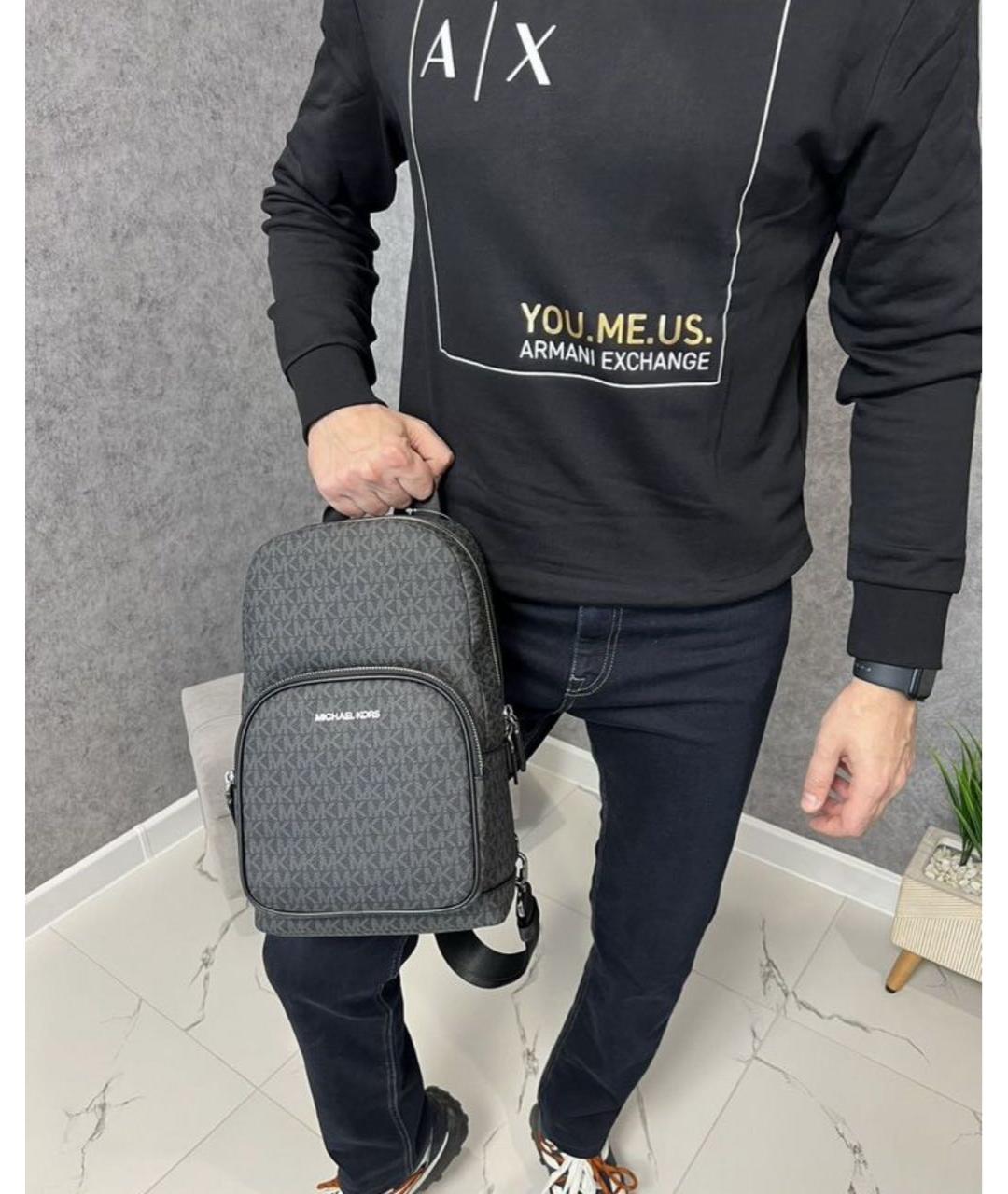 MICHAEL KORS Черный рюкзак, фото 5