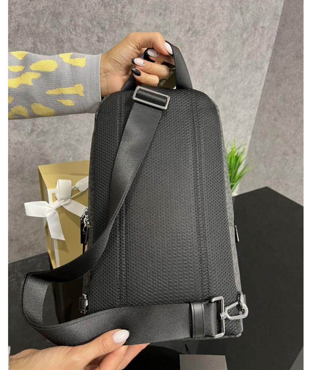 MICHAEL KORS Черный рюкзак, фото 3