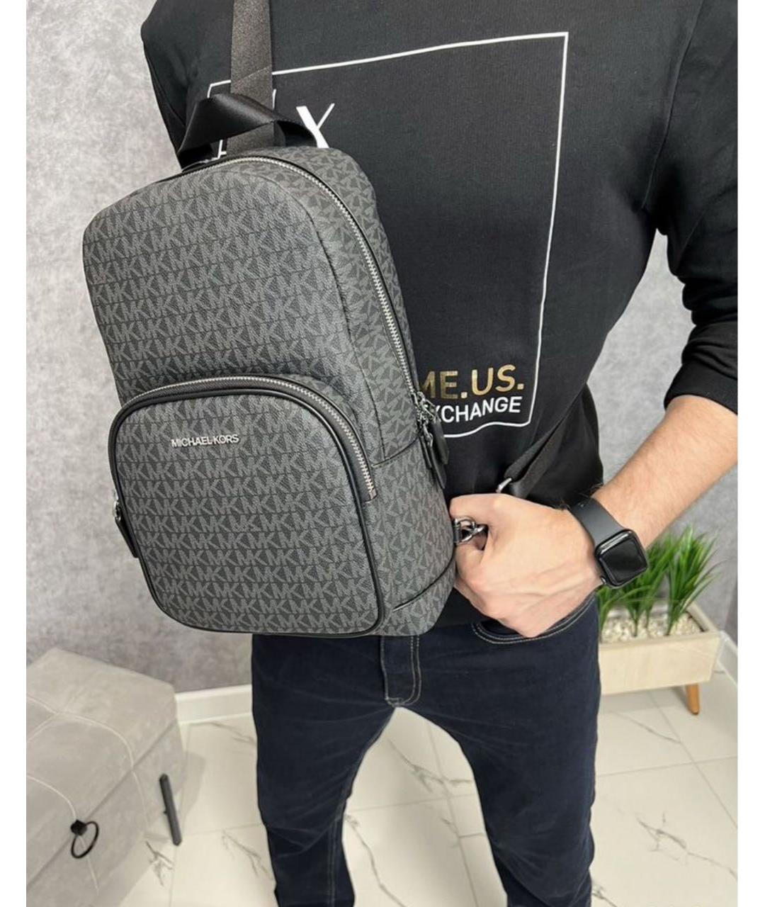 MICHAEL KORS Черный рюкзак, фото 6