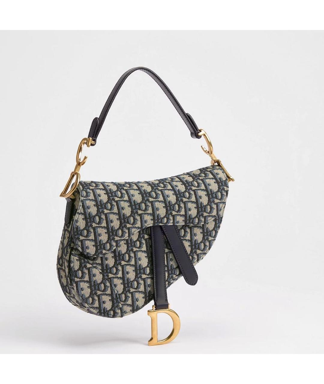 CHRISTIAN DIOR Синяя сумка через плечо, фото 4